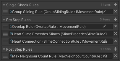 Slime movement rules tool